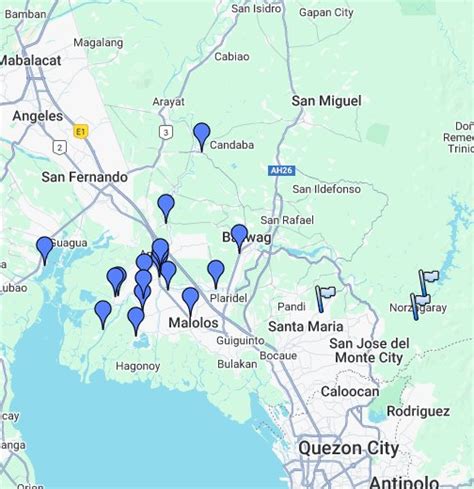 pampanga bulacan clocking|Google Maps.